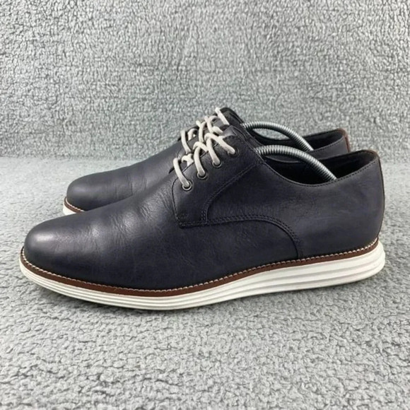 Cole haan original Classic Grand Plain Oxford Shoes Mens 11 M Navy‎ Lace Up main image 2